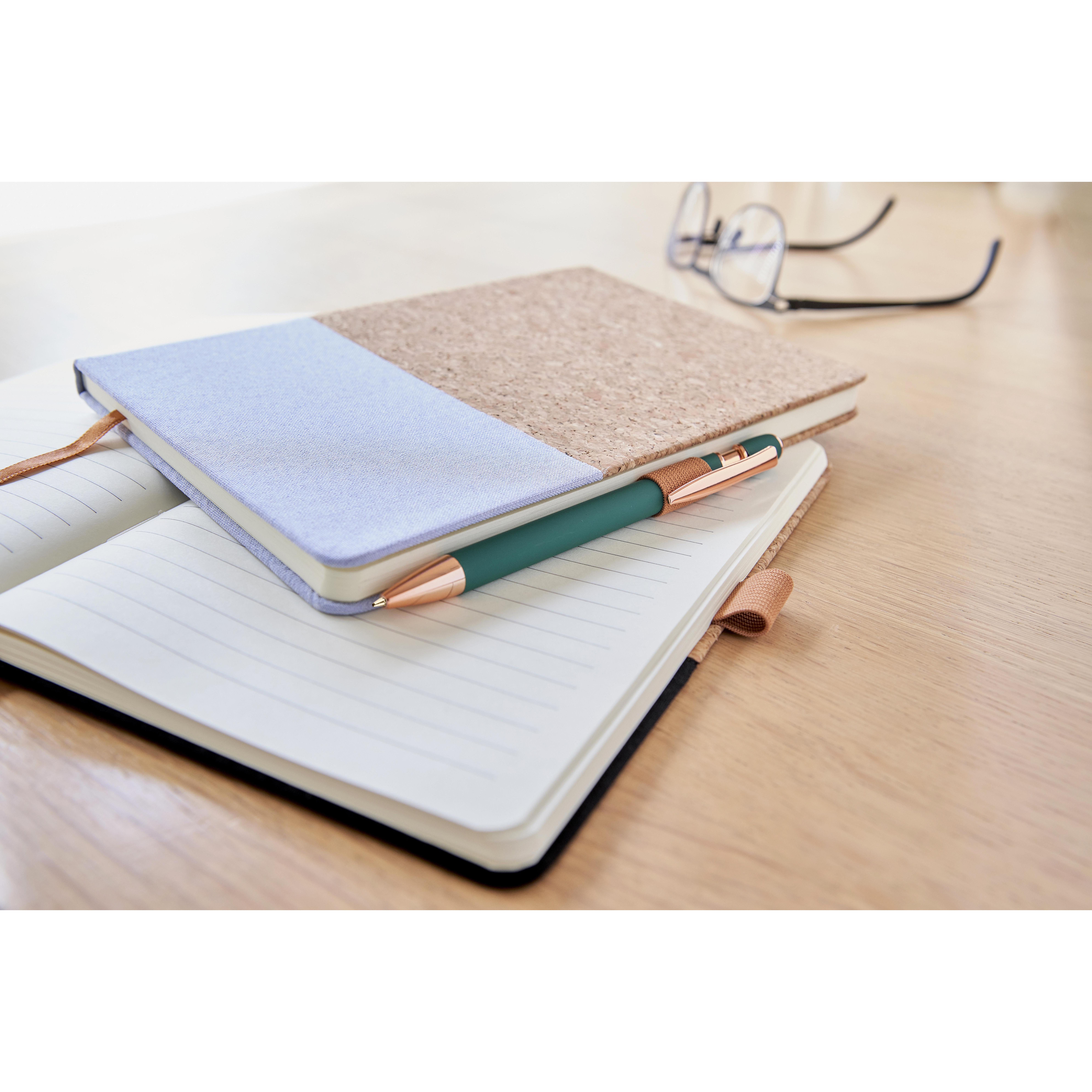Notizbuch Trevor aus Kork und Baumwolle