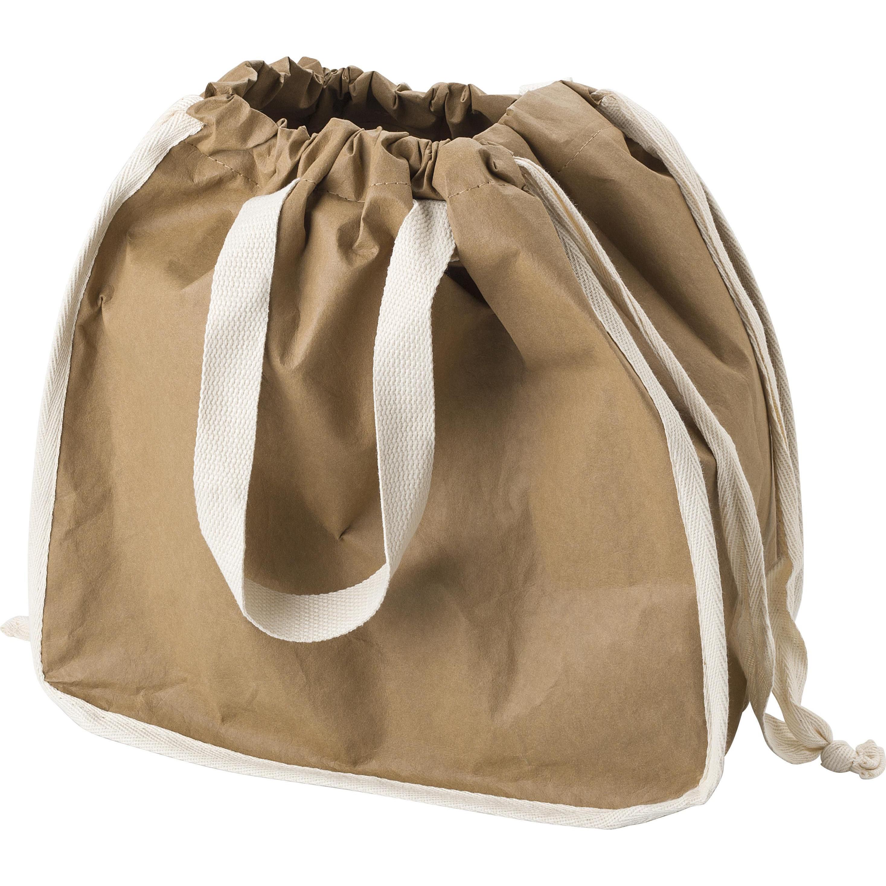 Einkaufstasche aus Kraftpapier Schmirgelpapier