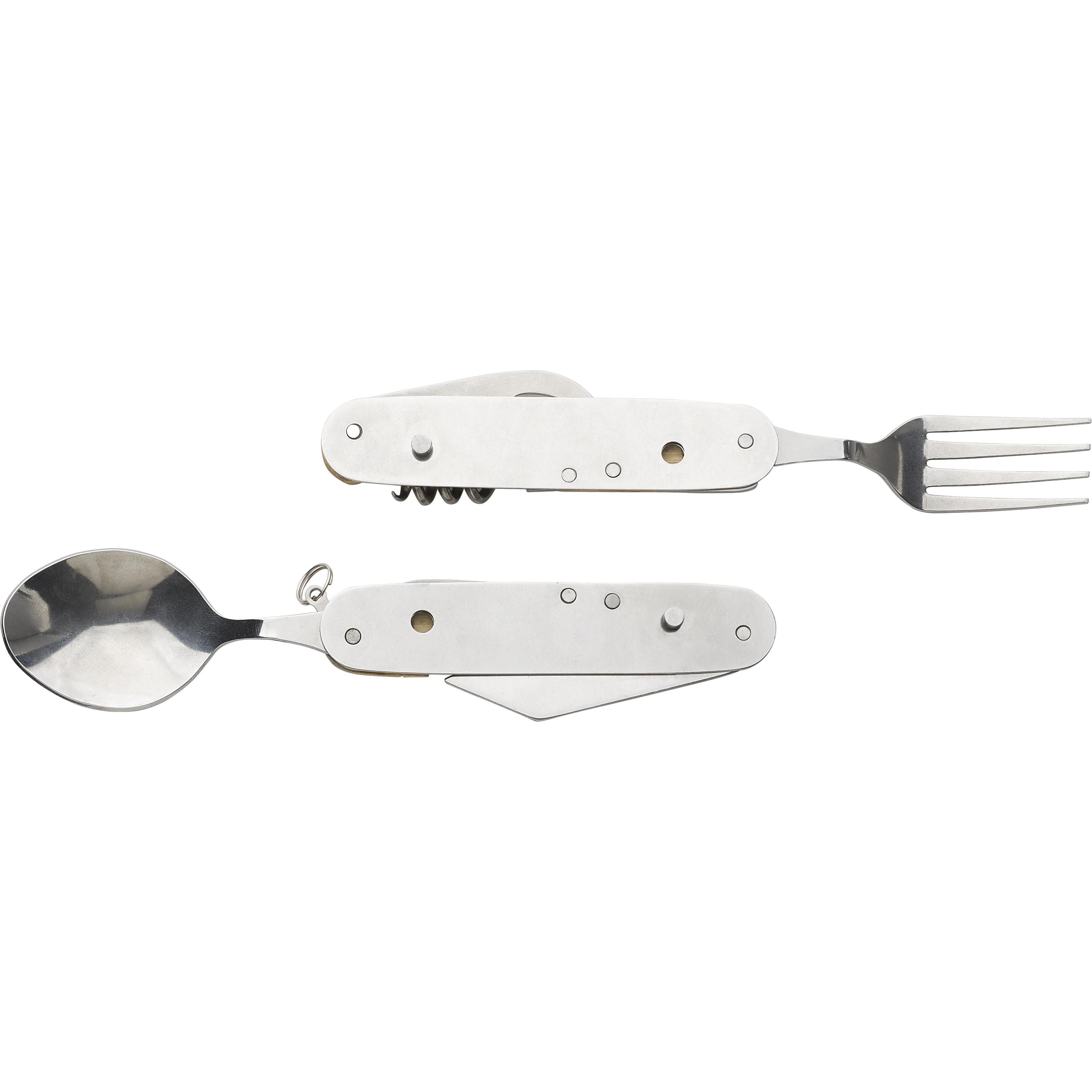 Bambus-Multifunktionsbesteck-Set Ainsley