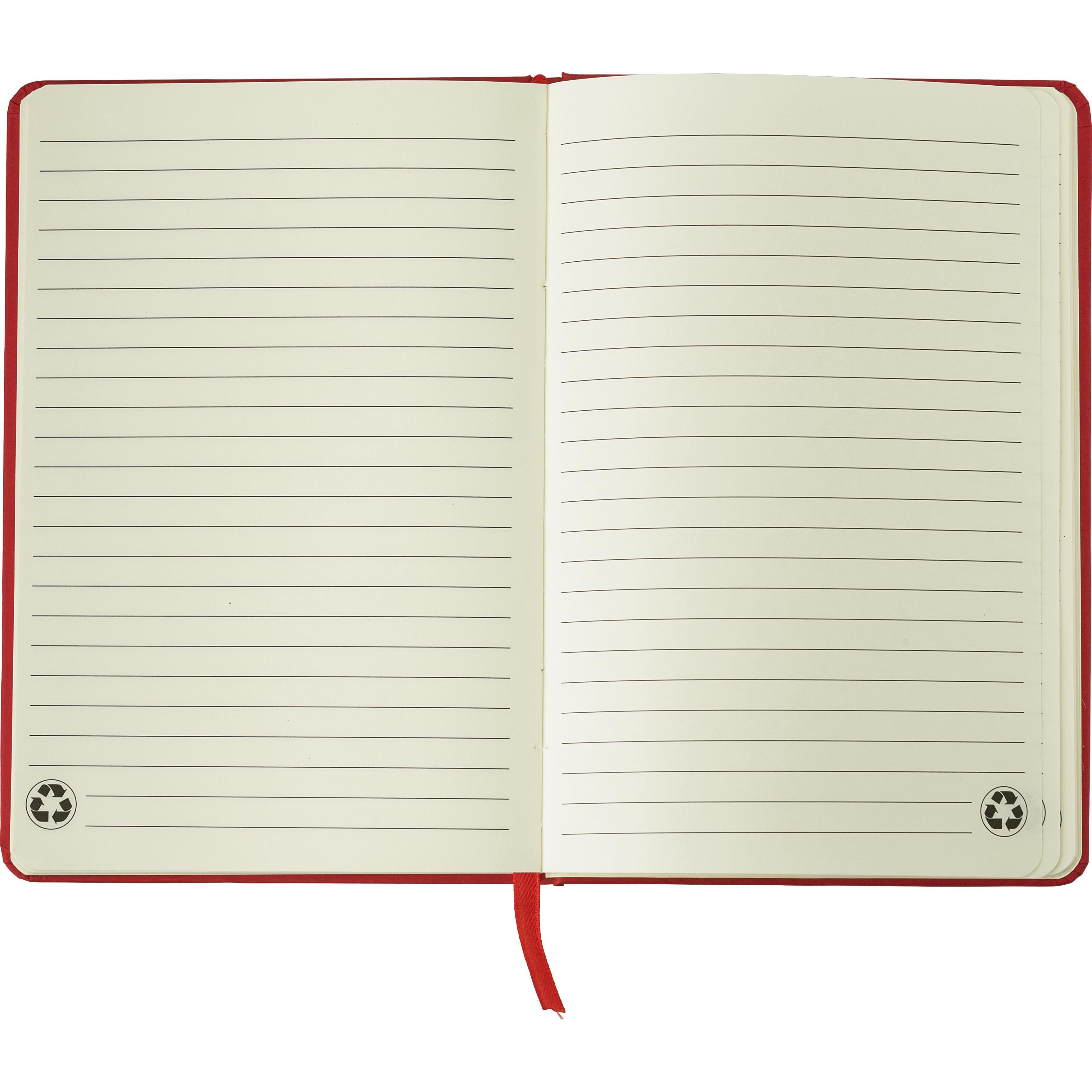 Notizbuch aus recyceltem Karton (A5) Evangeline