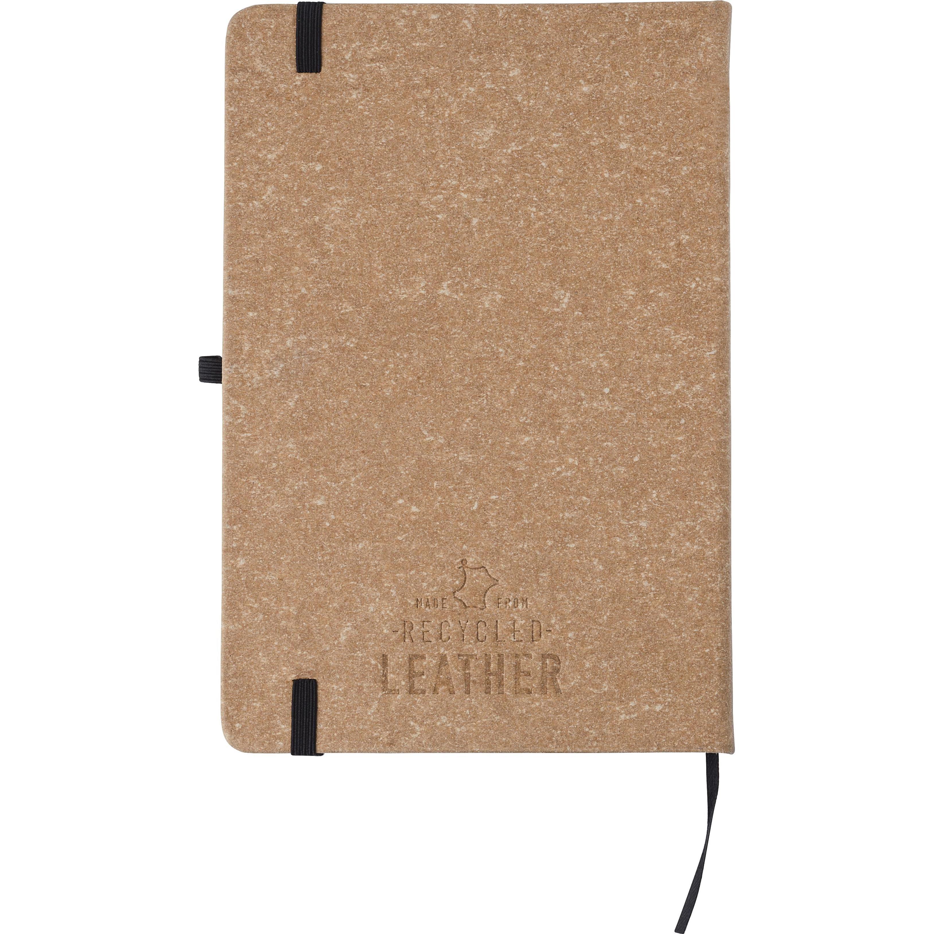 Notizbuch aus recyceltem Leder (A5) Gianna