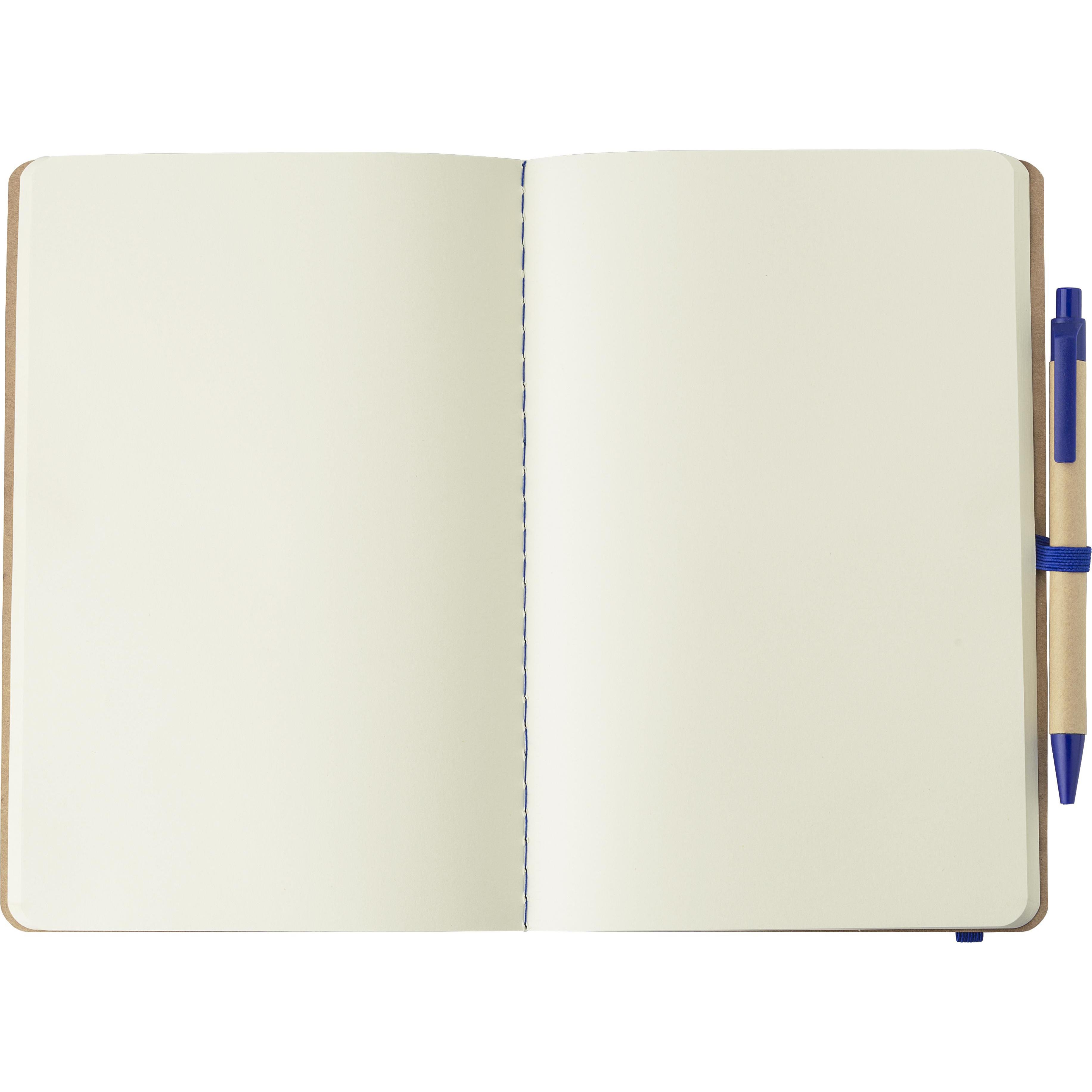Notizbuch aus recyceltem Karton (A5) Theodore