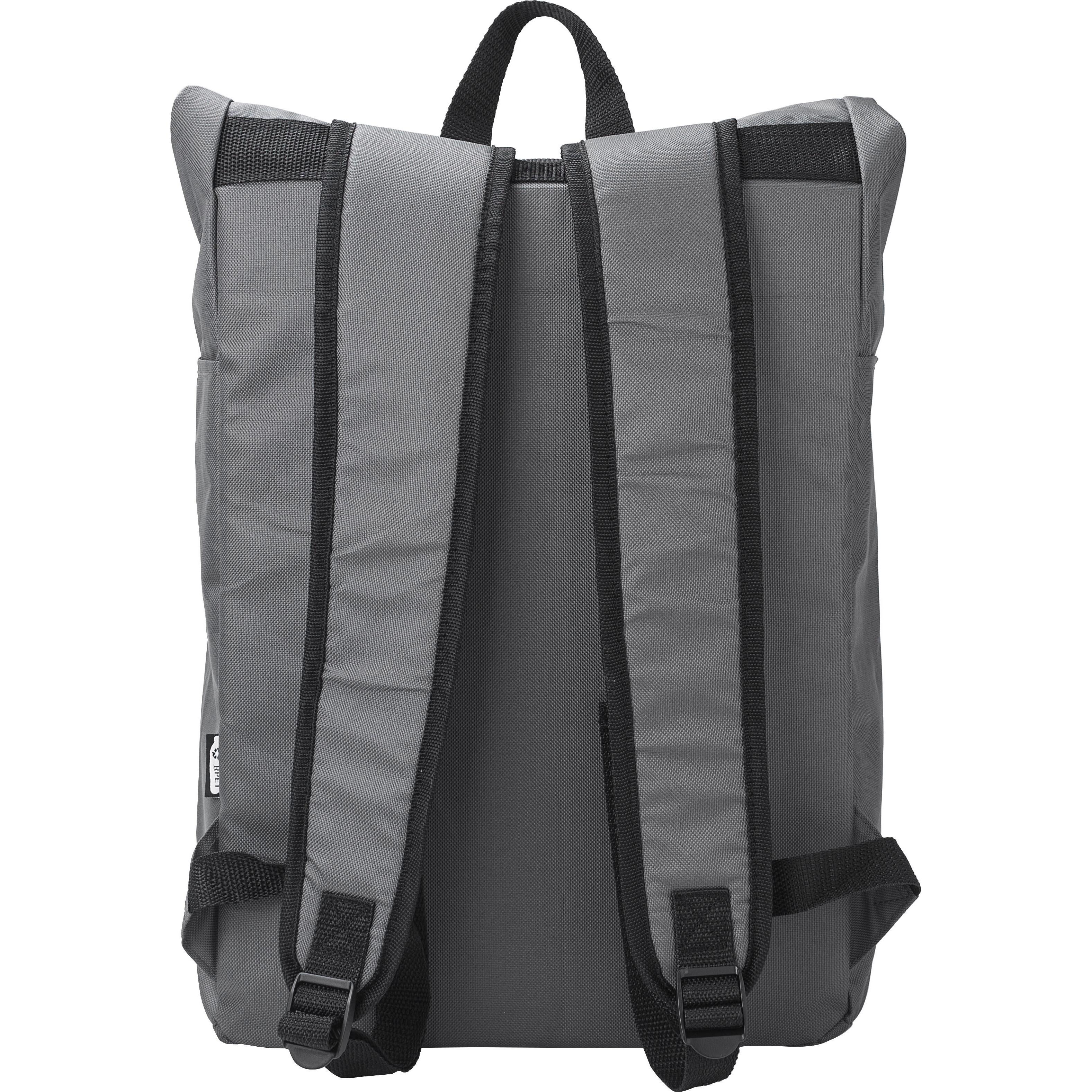rPET-Polyester (600D) Rucksack mit Rollverschluss Evie