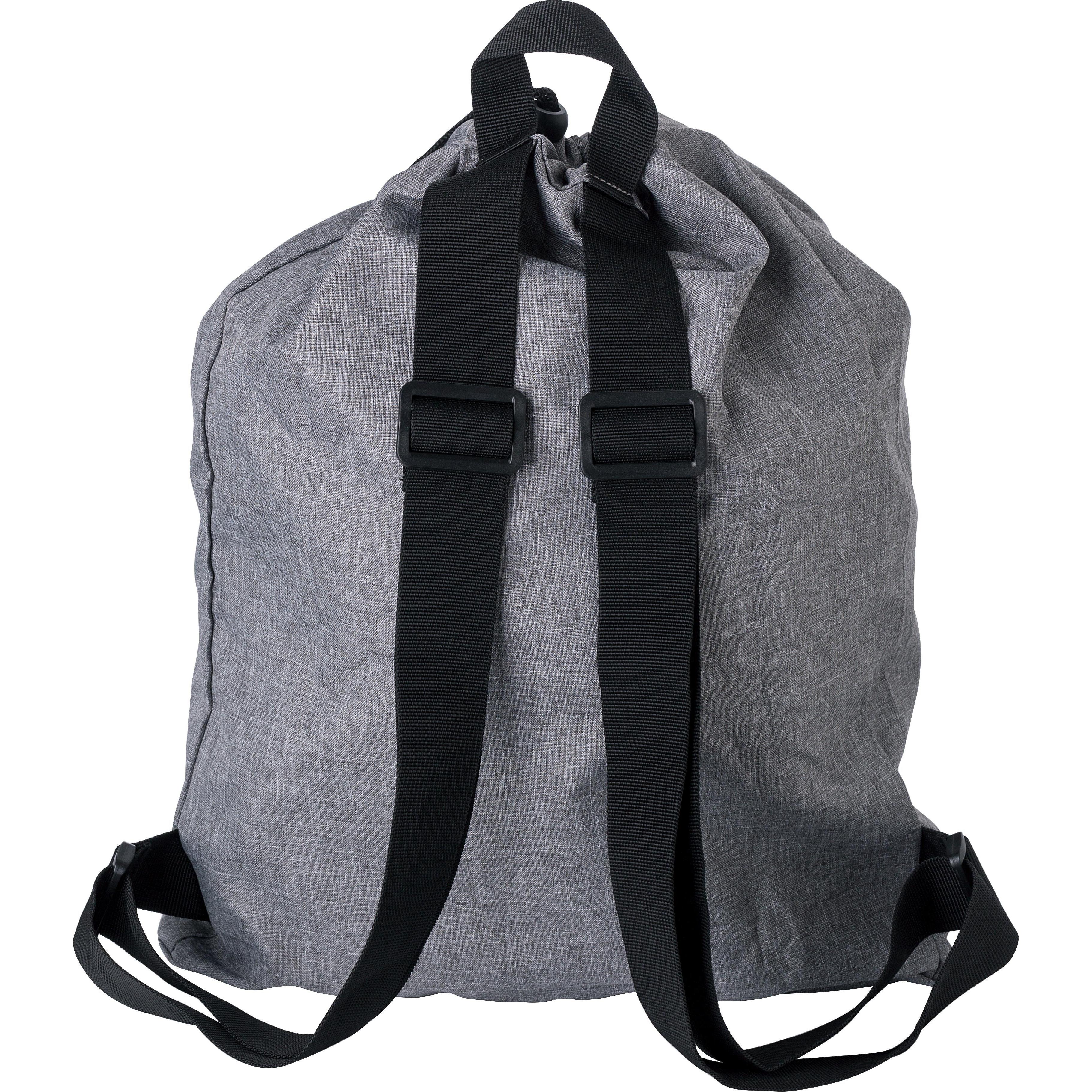 300D Zweifarbiger faltbarer Rucksack mit Kordelzug Camilla