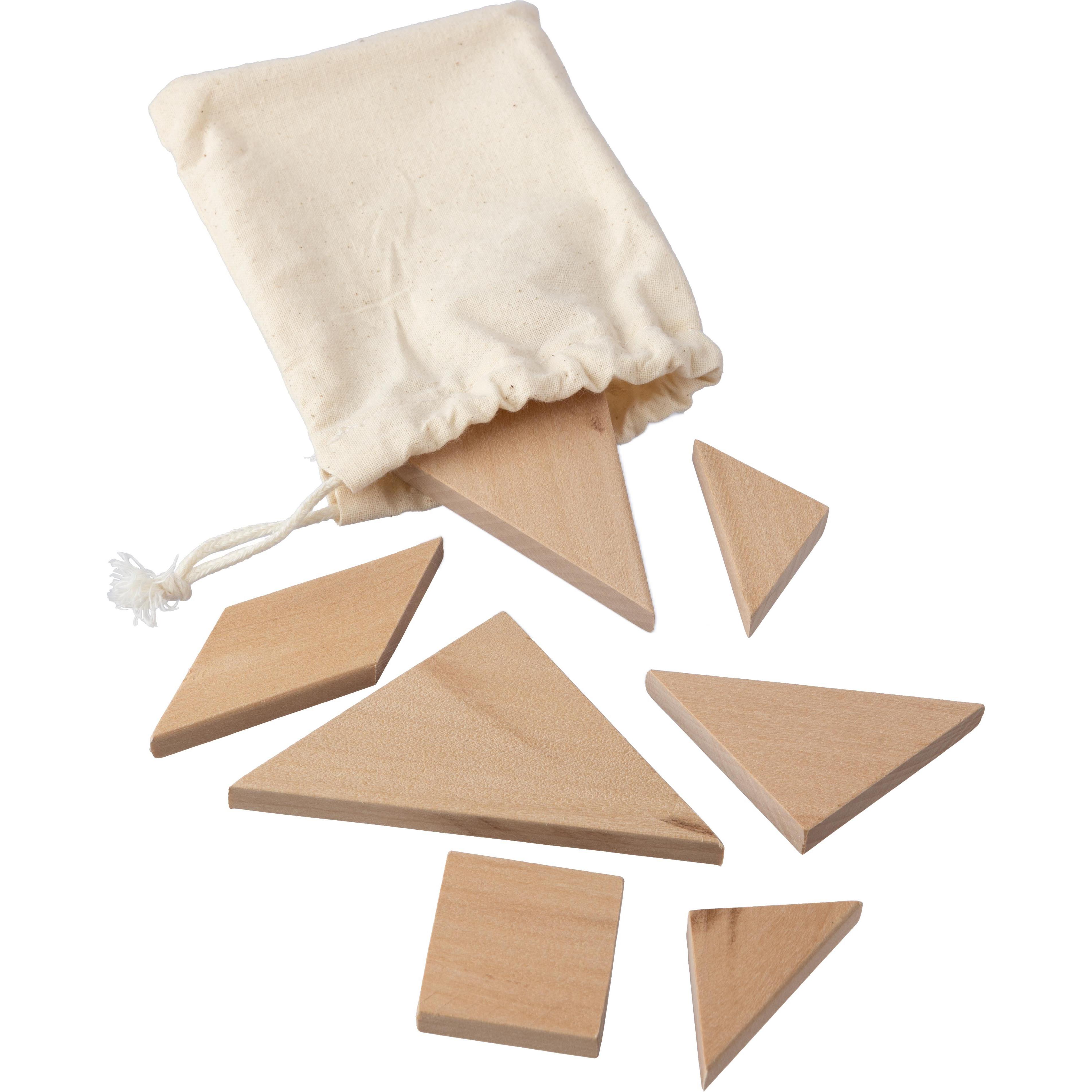 Natürliches Holz-Tangram-Puzzle Ulrike