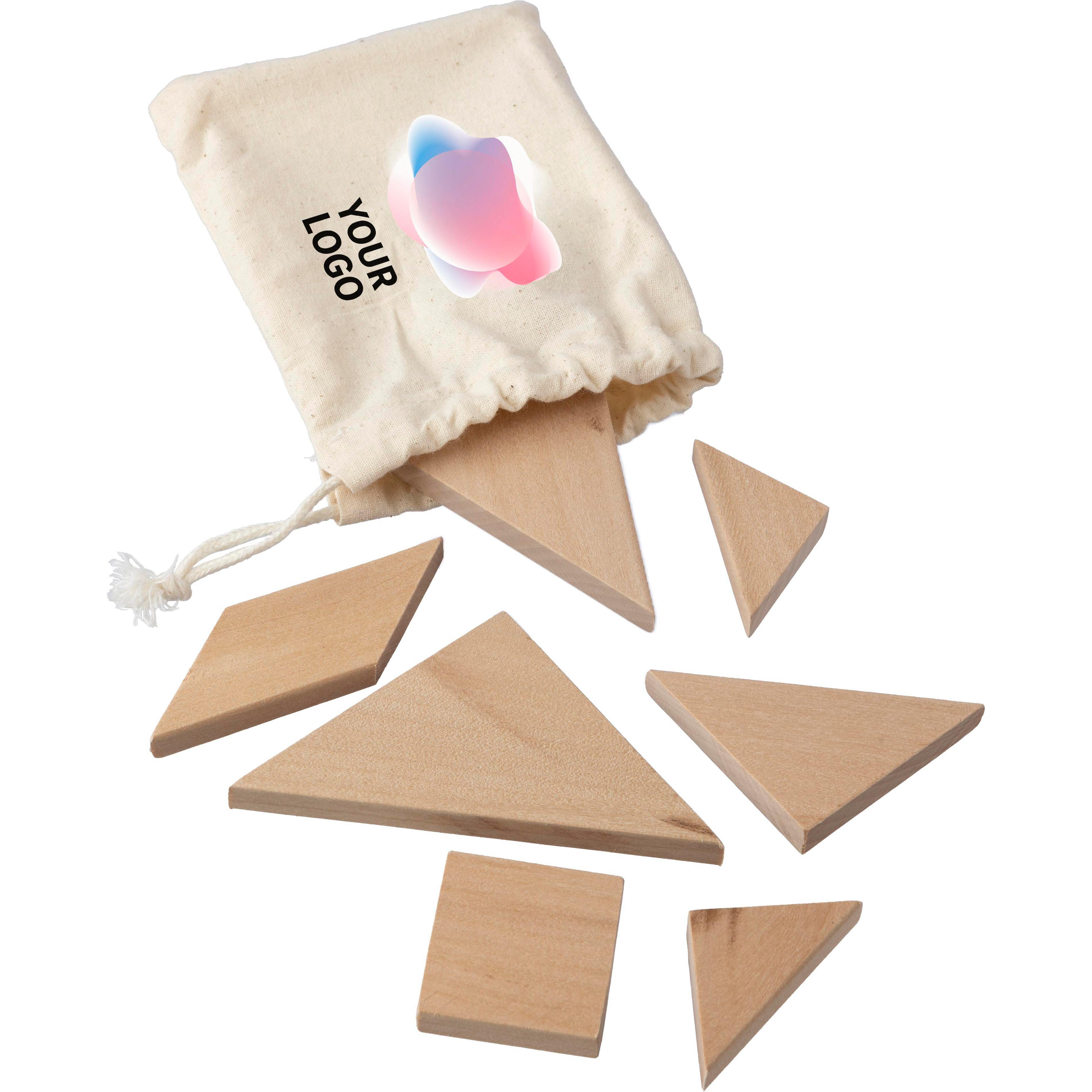 Natürliches Holz-Tangram-Puzzle Ulrike