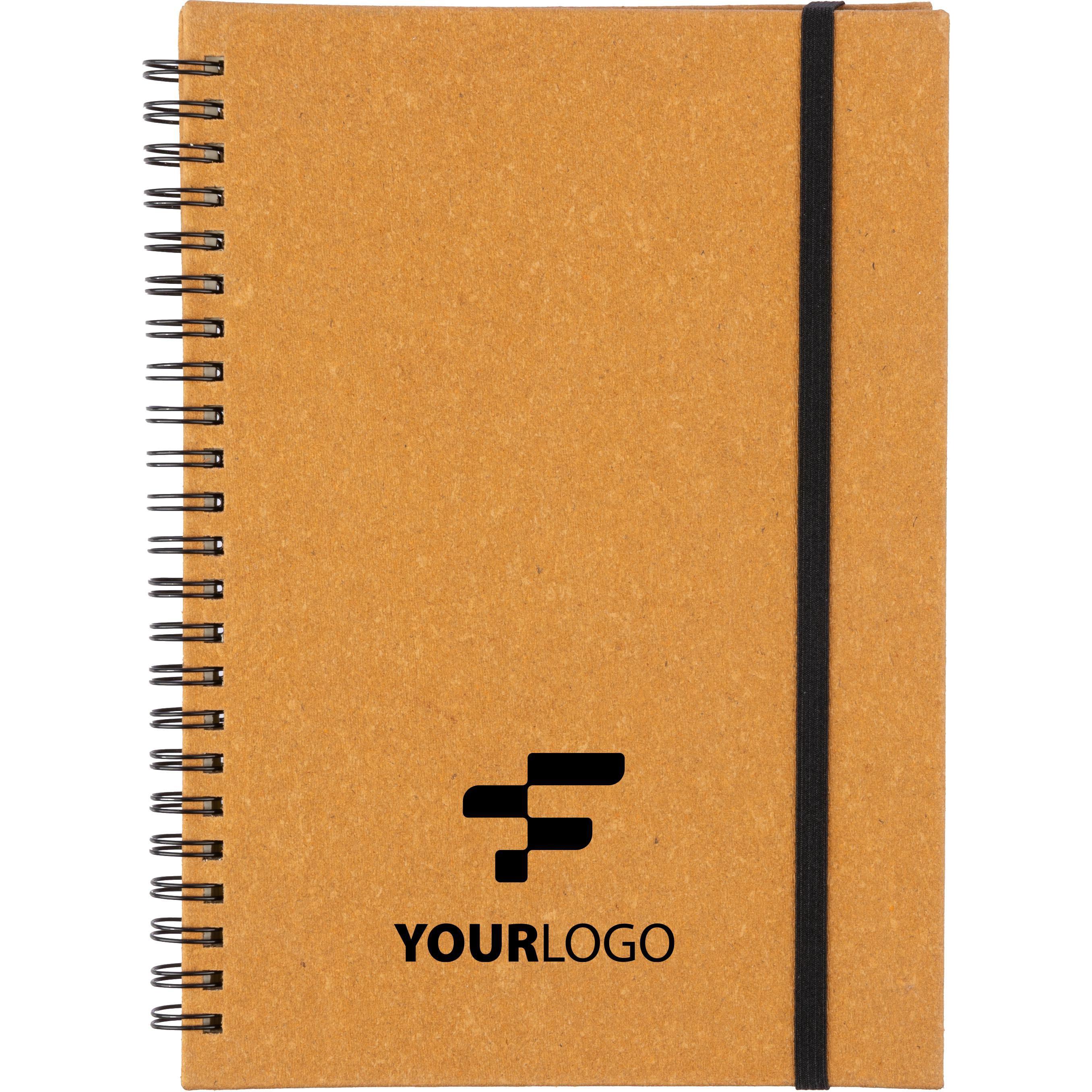 Notizbuch aus recyceltem Leder A5 Egon