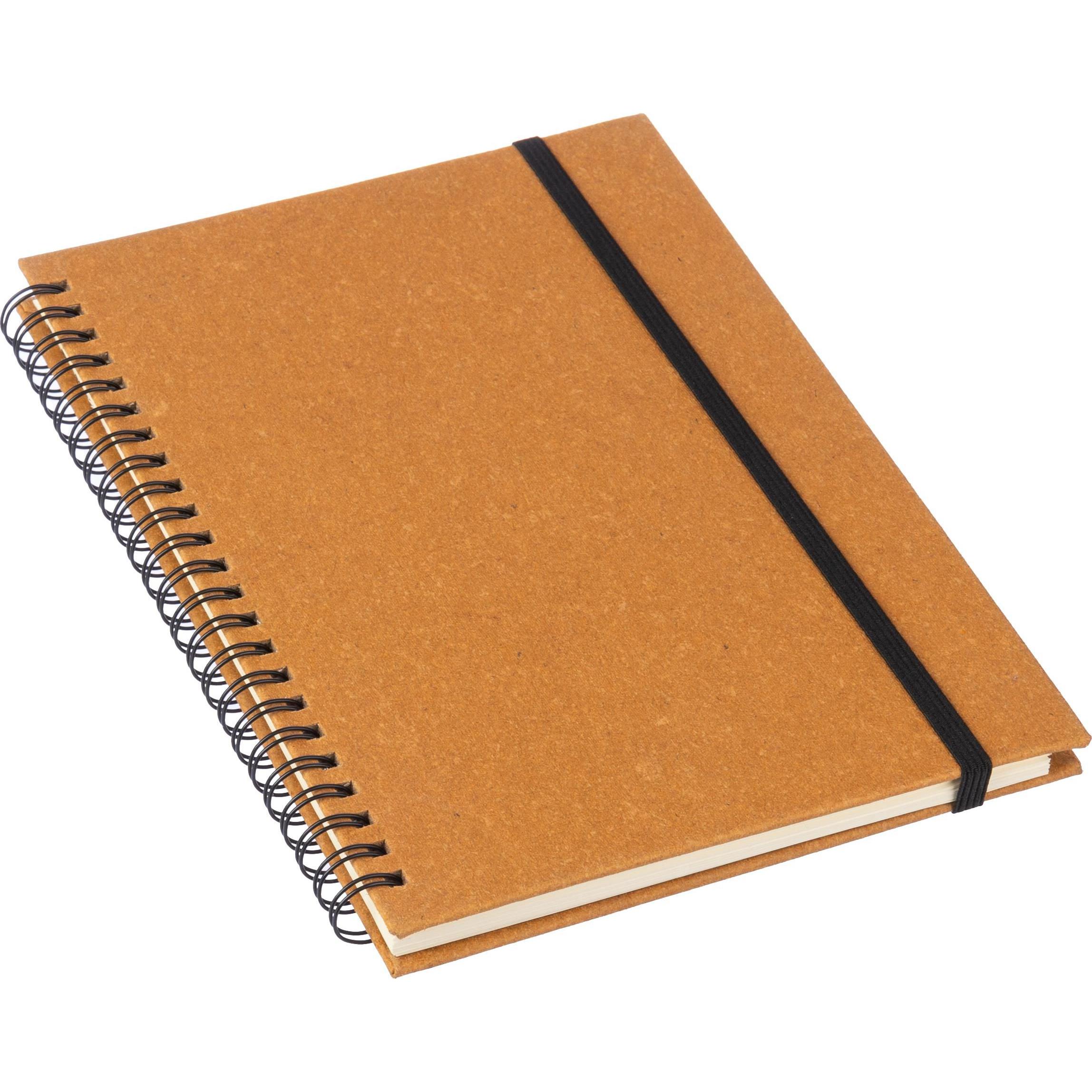 Notizbuch aus recyceltem Leder A5 Egon