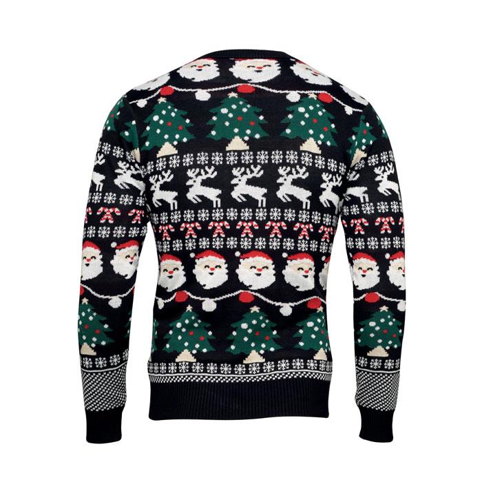 Weihnachts-LED-Pullover L/XL