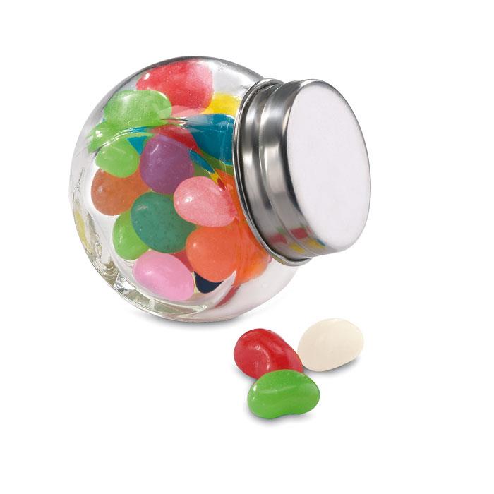 Geleebonbons im Glasspender