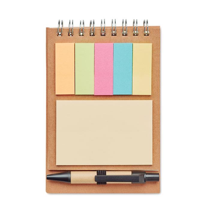 Notizbuch mit Klebezetteln