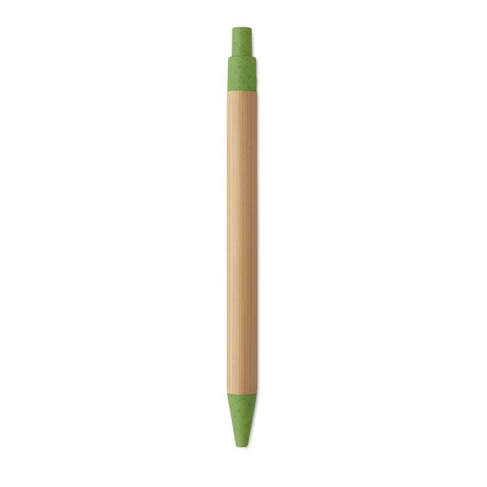 Druckkugelschreiber mit Bambus