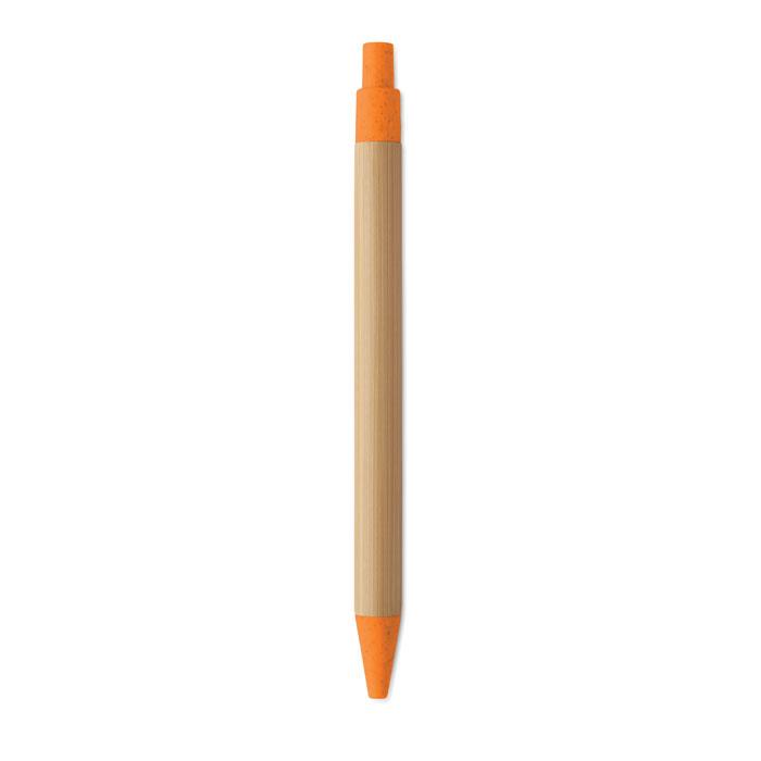 Druckkugelschreiber mit Bambus