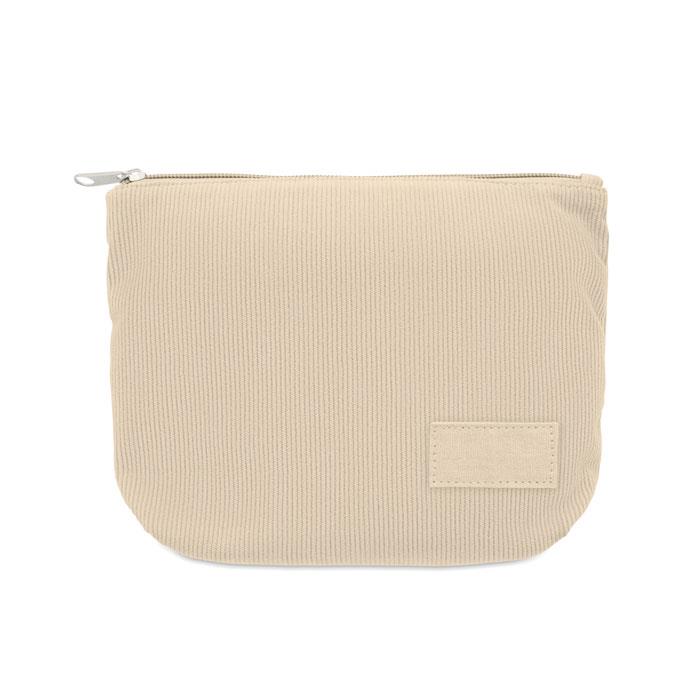 Kosmetiktasche Kord-Polyester