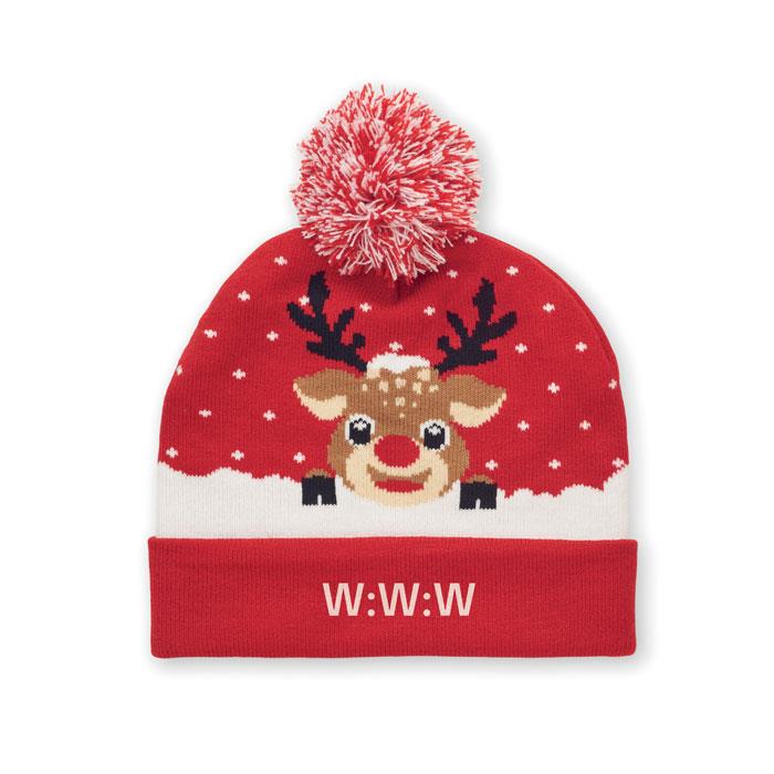 Weihnachtliche Strickmütze