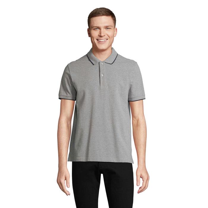 Grey Melange/ French Navy