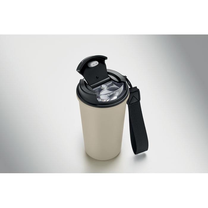 Becher recy. Edelstahl 400ml