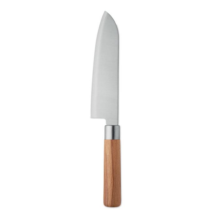 Kochmesser mit Buchenholz