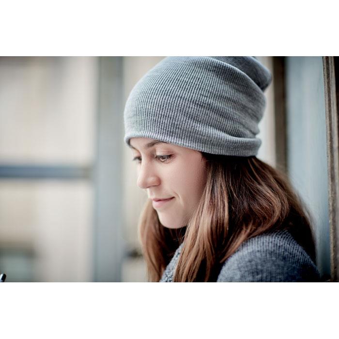 Beanie mit Umschlag RPET
