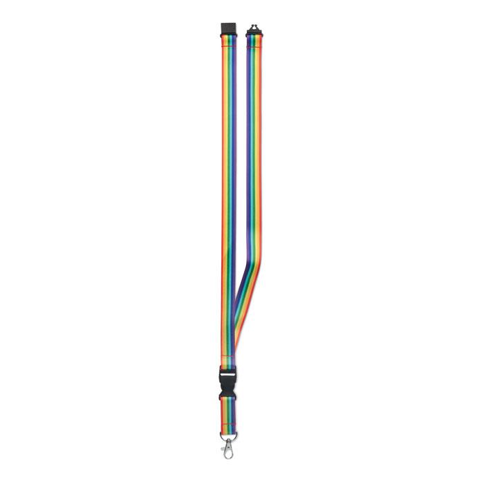 Regenbogen Lanyard RPET