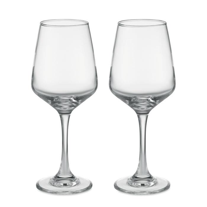 Set mit 2 Weingläsern