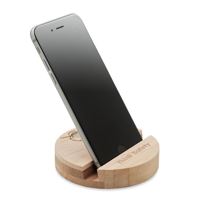 Smartphone Halter Birkenholz