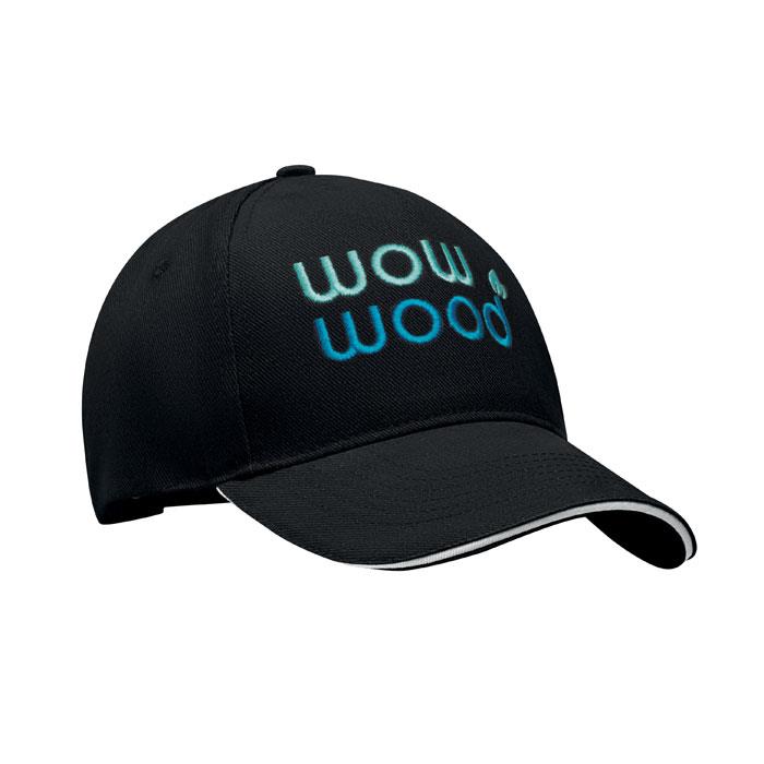 Baseball cap 5 panels 260g/m²