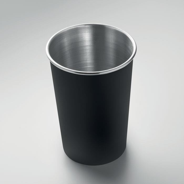 Becher recycelter Edelstahl
