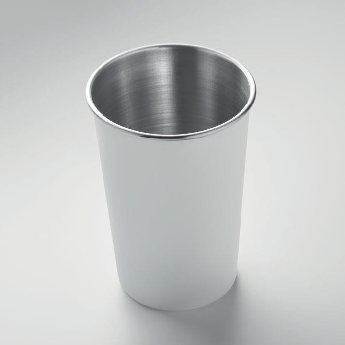 Becher recycelter Edelstahl