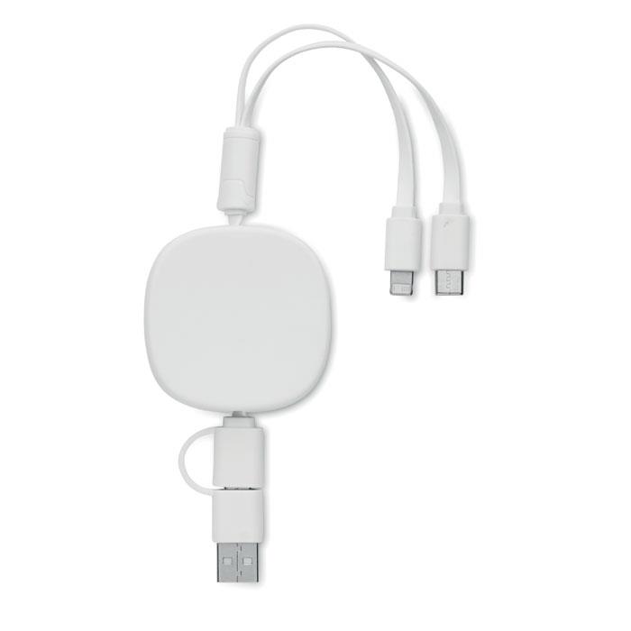 Einziehbares USB-Ladekabel