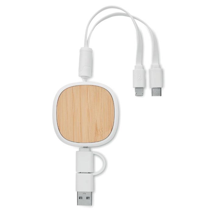 Einziehbares USB-Ladekabel