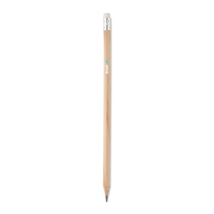 Bleistift mit Radiergummi
