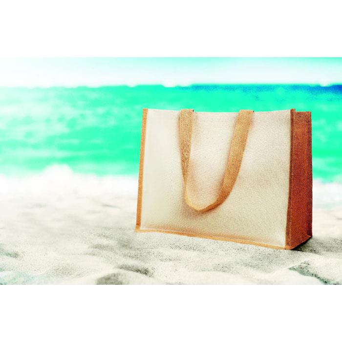 Jute/Canvas Shopper