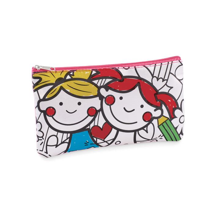Schlampermäppchen mit Stiften