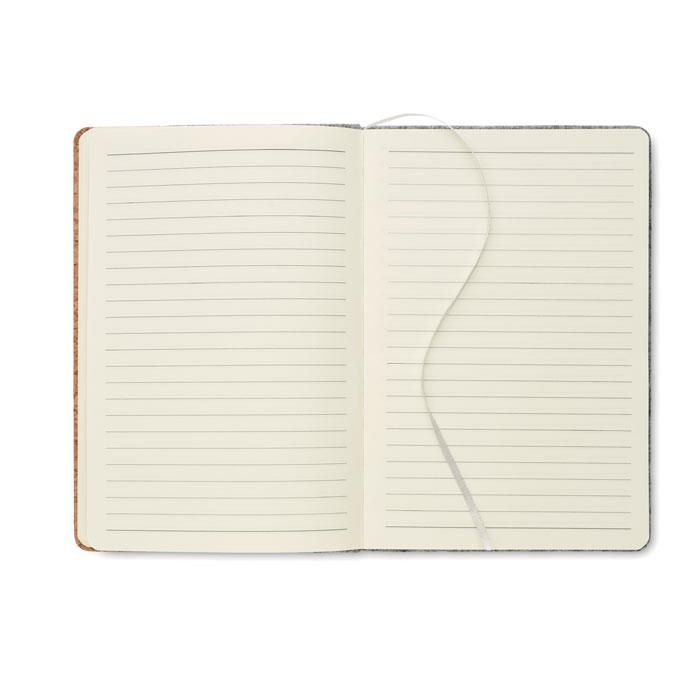 DIN A5 Notizbuch RPET-Filz