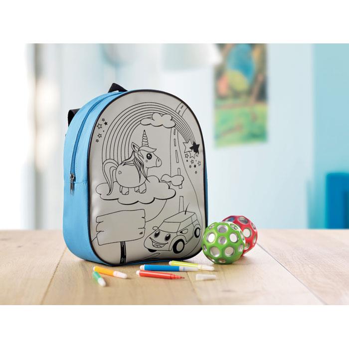 Rucksack mit 5 Filzstiften