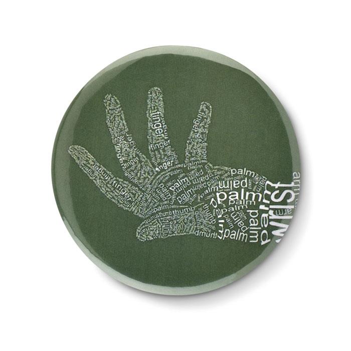 Badge mit Make-up Spiegel