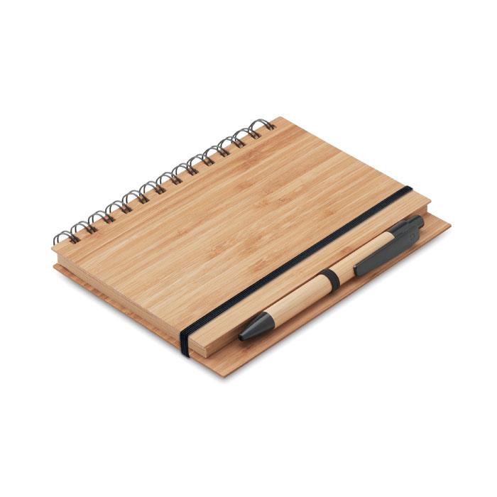 Notizbuch Bambusdeckel