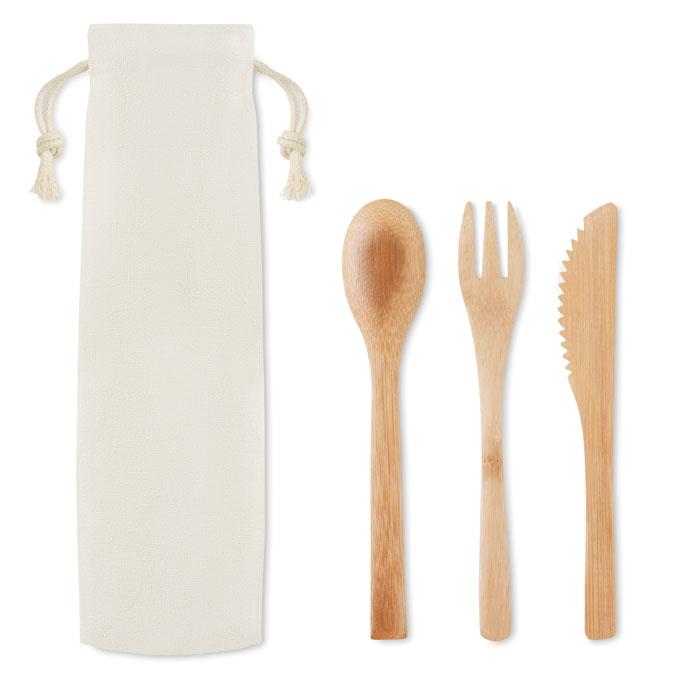 Besteck-Set Bambus