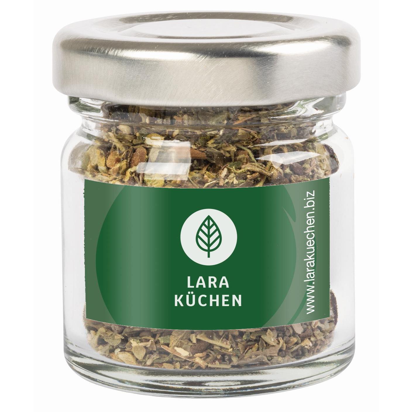Mini Gläser mit Gewürzen & süßem Topping