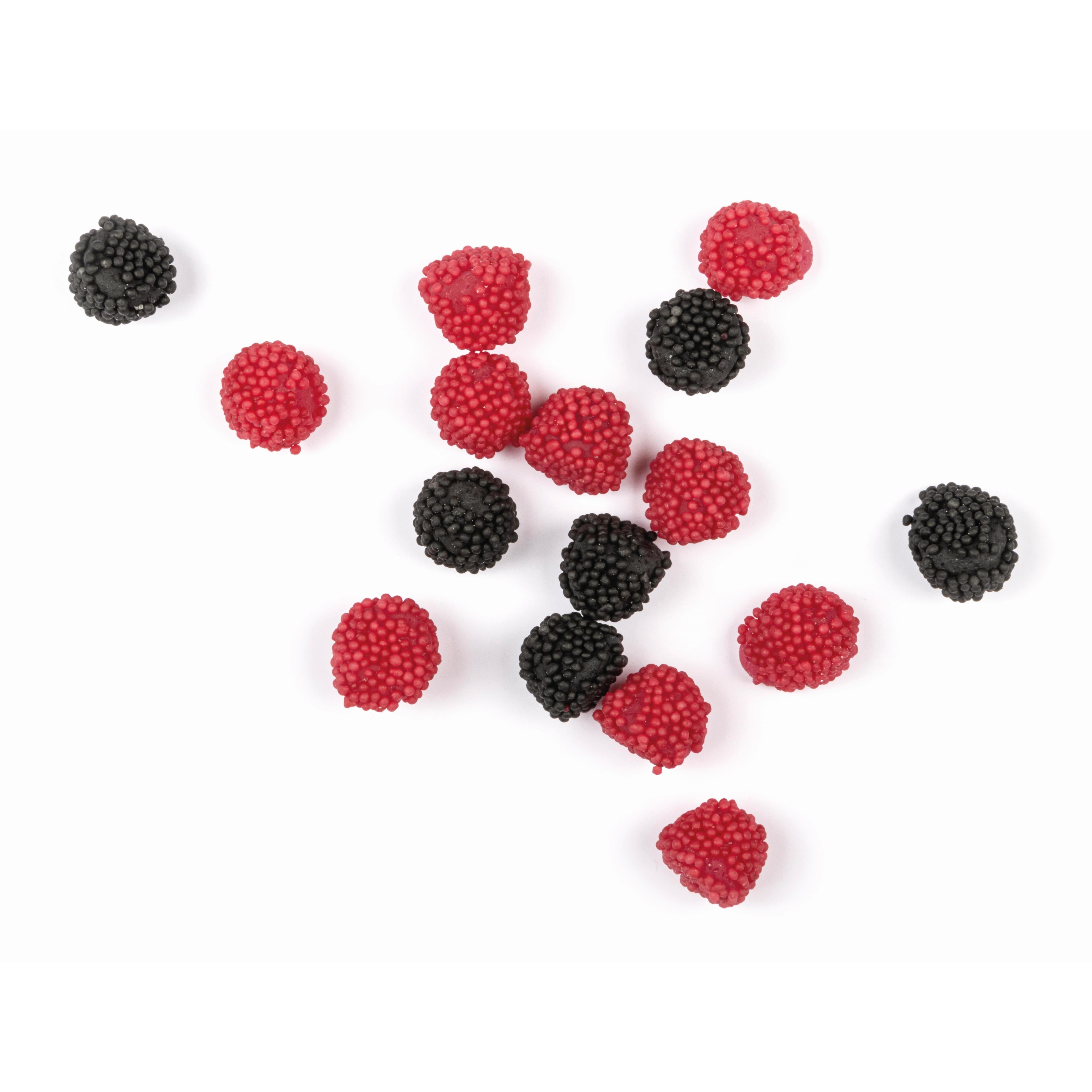 Him- und Brombeeren in ZIP Tasche SÜSS