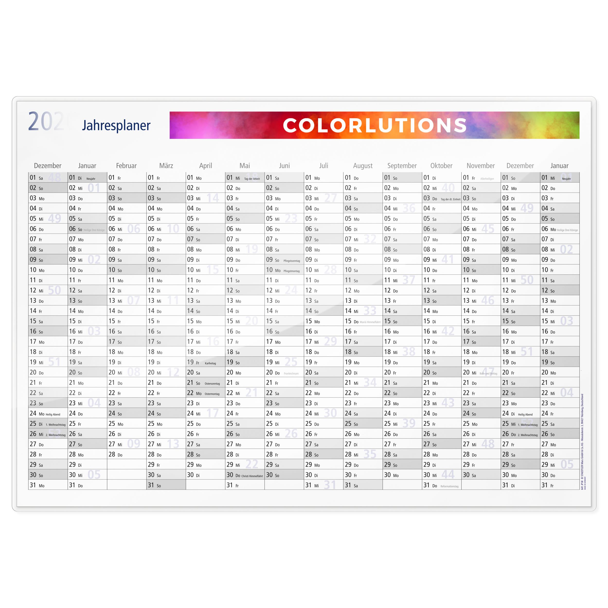 STAEDTLER Lumocolor® Jahresplaner