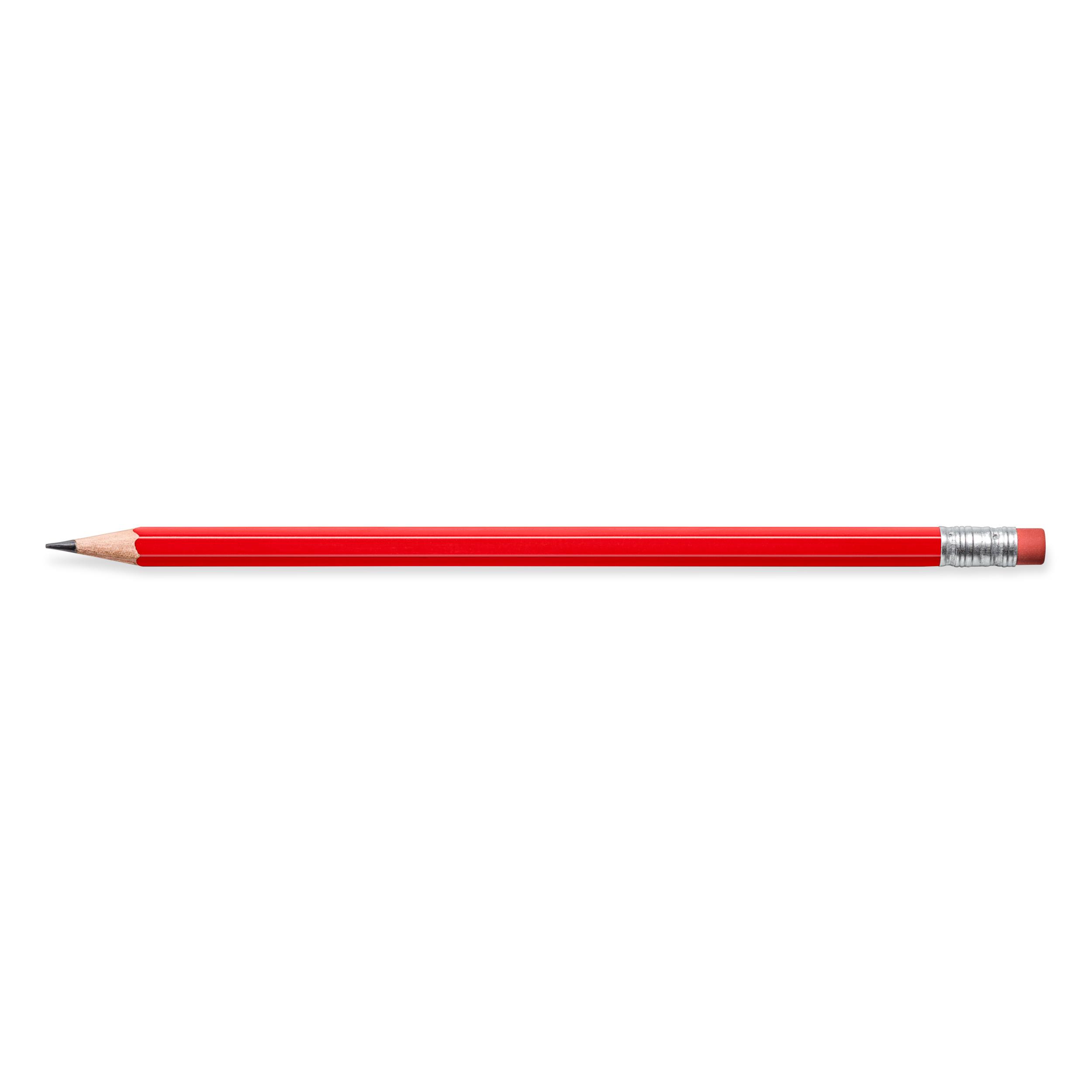 STAEDTLER Bleistift hexagonal, mit Radiertip