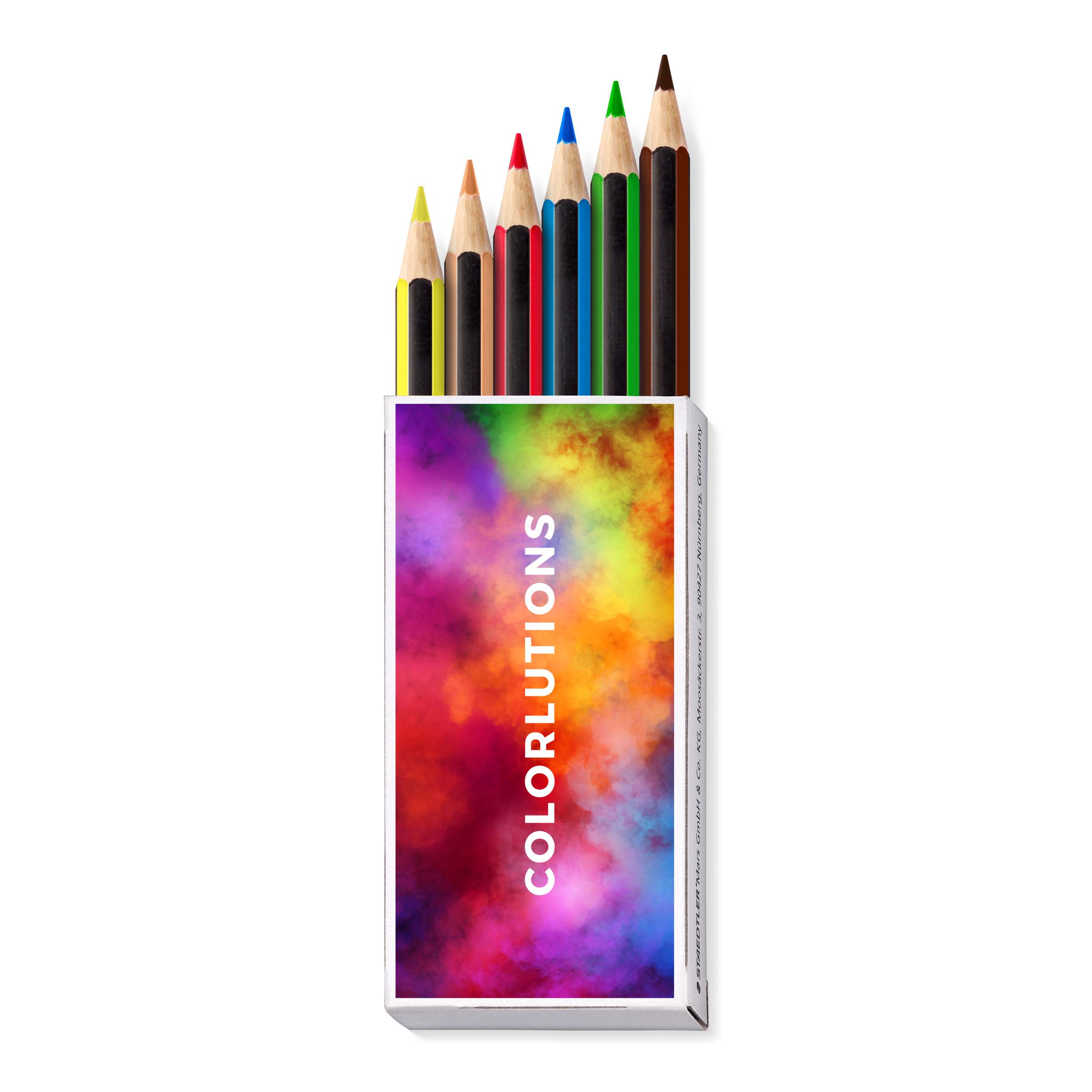 STAEDTLER Buntstifte kurz, 6er Etui