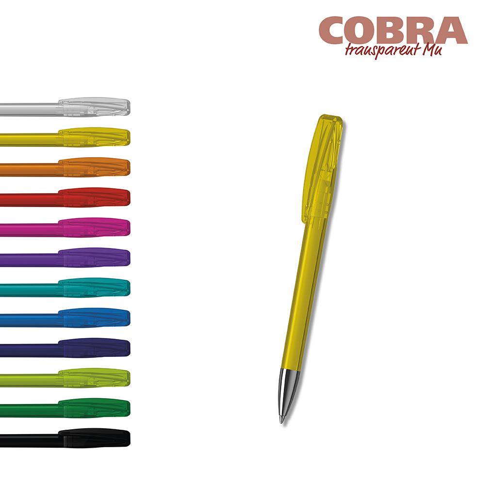 Klio-Eterna - Cobra transparent Mn - Drehkugelschreiber