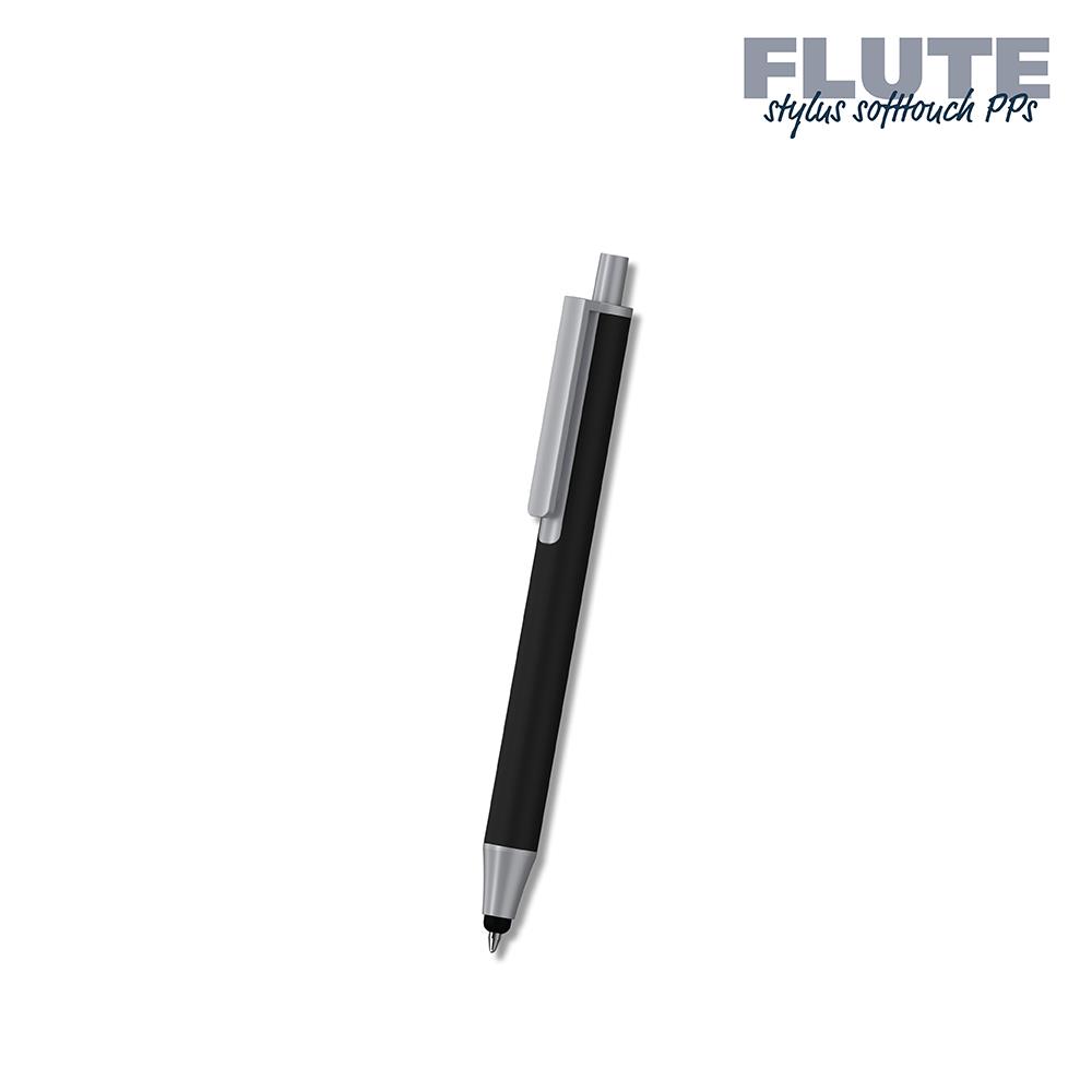 Klio-Eterna - Flute stylus softtouch PPs - Druckkugelschreiber