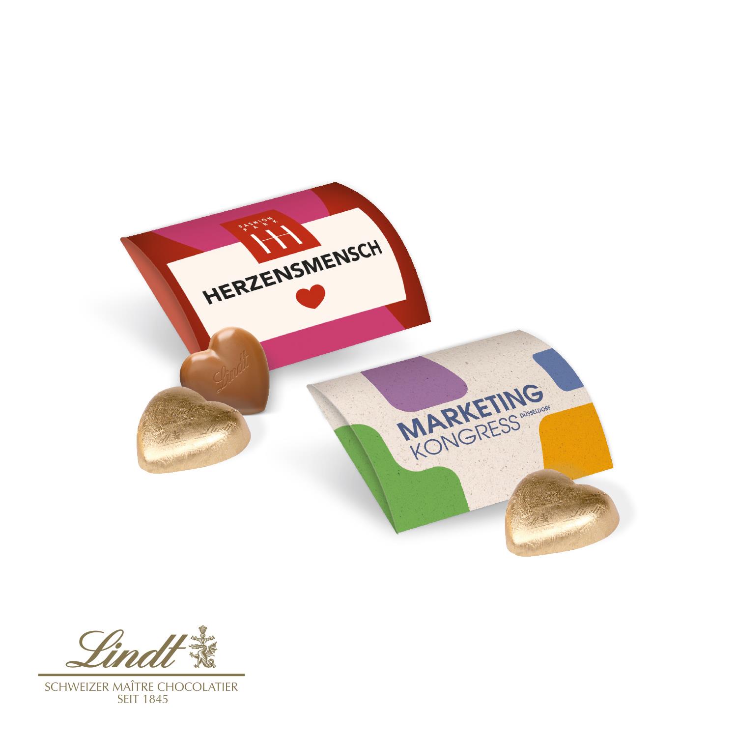 Lindt Herz, 5 g im Werbebriefchen, Express Lindt