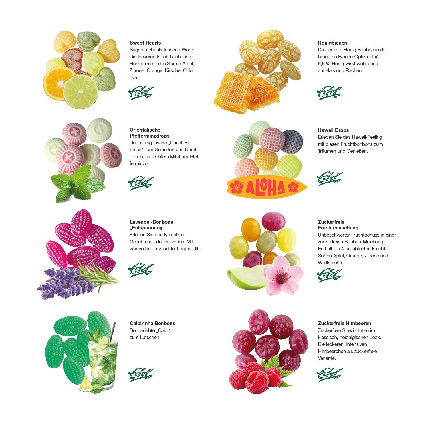 Edel Bonbon Paperbox, zuckerfrei Edel