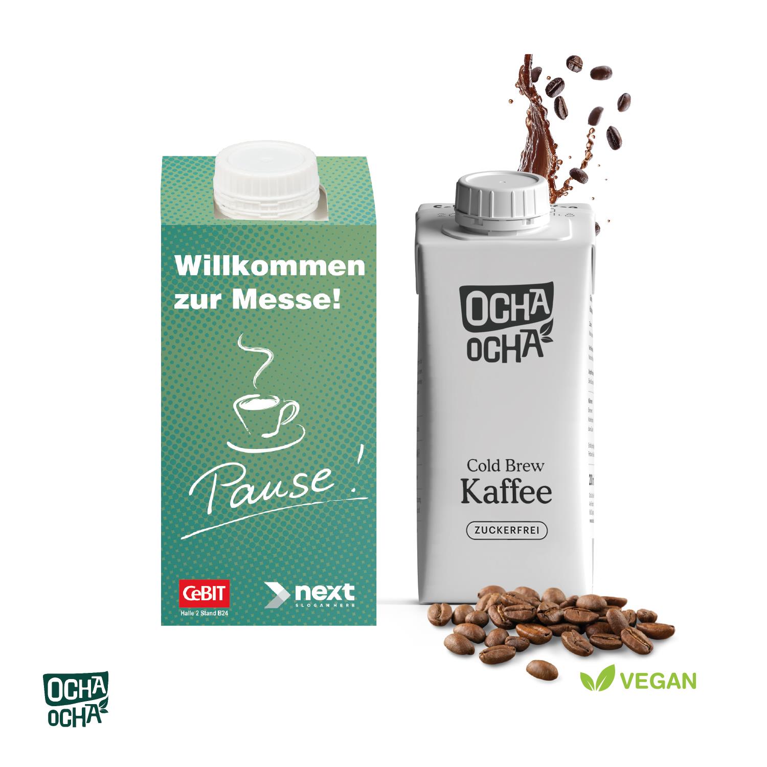 Cold Brew Werbe-Kaffee Ocha Ocha