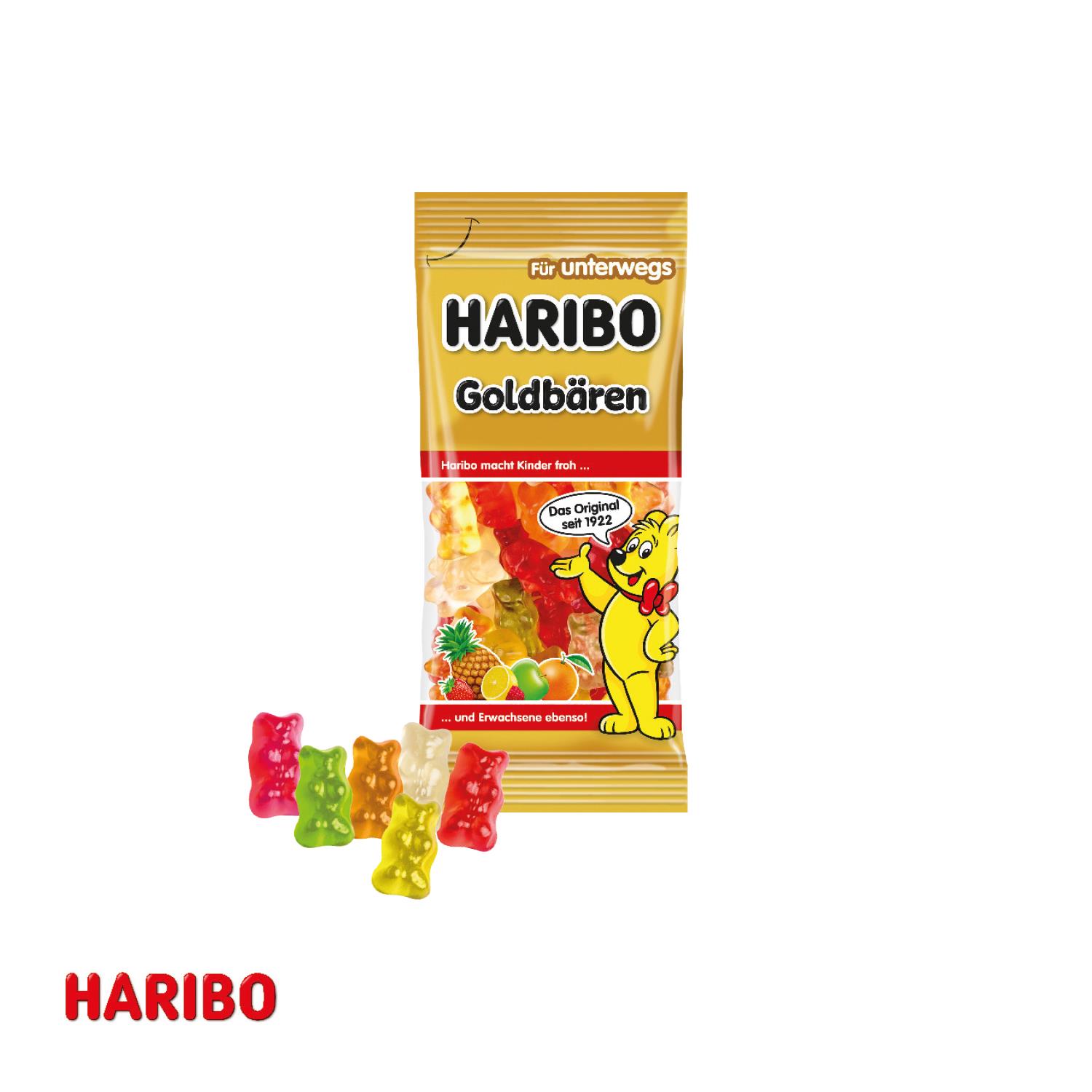 HARIBO Goldbären im Werbeschuber, 75 g Haribo